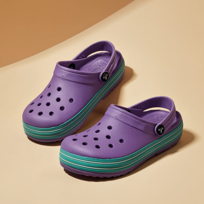 Toothless Girls Slip-on Clogs(Purple , 9-10 Yrs)