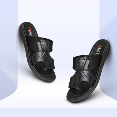 WALKLINE Boys Slip-on Flats(Black , 8-9 Years)