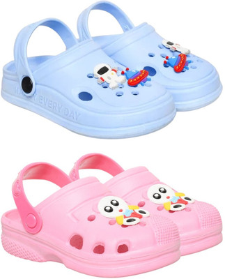 Trendmode Boys & Girls Sling Back Clogs(Multicolor , 2 to 2.5 year)