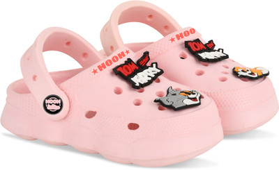 HOOH - Now comfort in fashion Tom & Jerry Boys & Girls Sling Back Clogs(Pink , 18-24 MONTHS)
