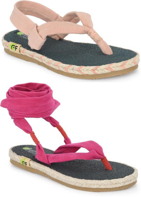Fresh1947Feet Girls Slip-on Flats(Beige , 19.2)