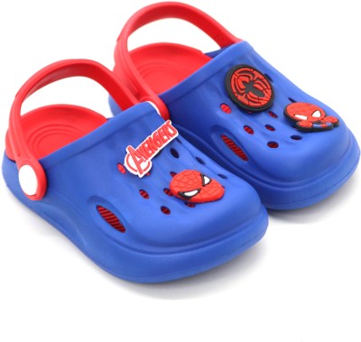 MARVEL BY MISS & CHIEF Boys & Girls Sling Back Clogs(Blue , 10-11 Years)