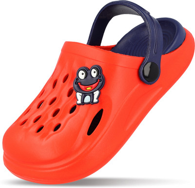 WALKAROO Boys Sling Back Clogs(Red , 8-9 Years)