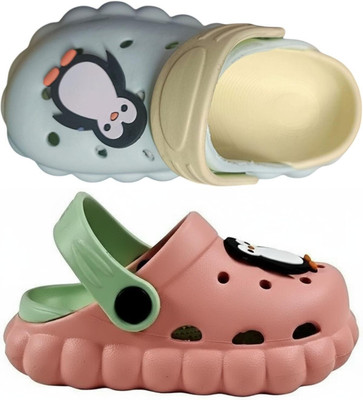 FEETPER Boys & Girls Slip-on Sports Sandals(Green , 10-11 Years)