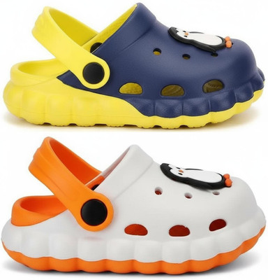 FEETPER Boys & Girls Slip-on Sports Sandals(Blue , 21-24 Months)