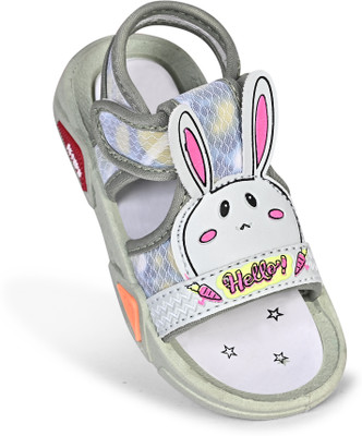 rotation Boys & Girls Velcro Sports Sandals(Green , 18-24 MONTHS)