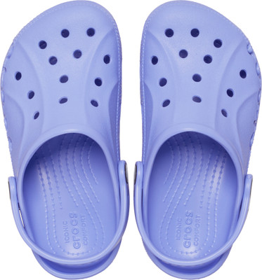 CROCS Boys & Girls Sling Back Clogs(Purple , 9-10 year)