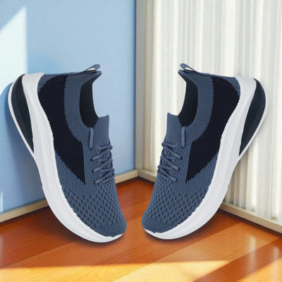 HouseOfCommon Boys Lace Running Shoes(Dark Blue, 11 - 11.5 Years)