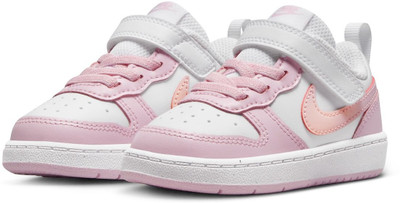 NIKE Boys Velcro Sneakers(White, 18-24 Months)