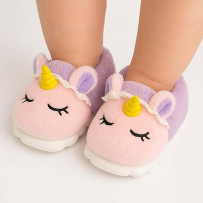 FASHIONIO Boys & Girls Slip on Casual Shoes(Purple, 2 - 3 Years)