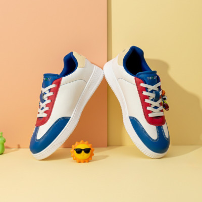 Hopits Boys Lace Sneakers(Multicolor, 8-8.5 Years)