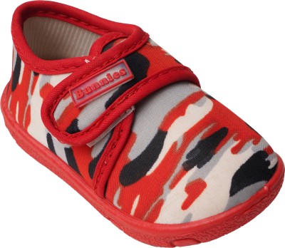BUNNIES Boys & Girls Velcro Sneakers(Red)
