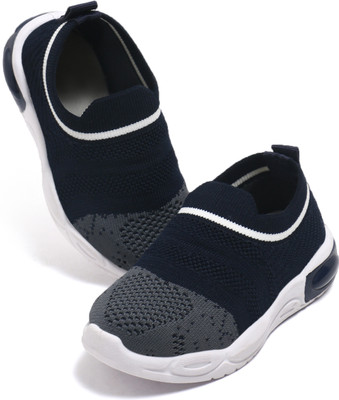 LR Comfort Choice Boys Slip on Running Shoes(Grey, 2.5-3 Years)