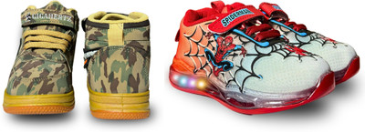 gigahertz Boys Velcro Sneakers(Multicolor, 3.5 - 4 YEARS)