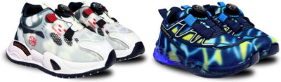 gigahertz Boys & Girls Drawstring Sneakers(Dark Blue)