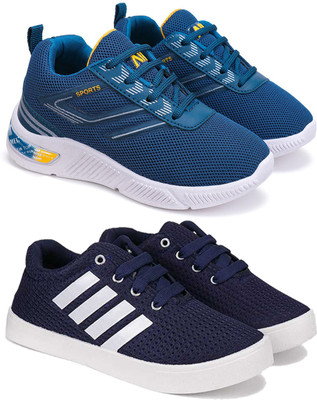 BERSACHE Boys Lace Running Shoes(Multicolor, 4.5-5 YEARS)