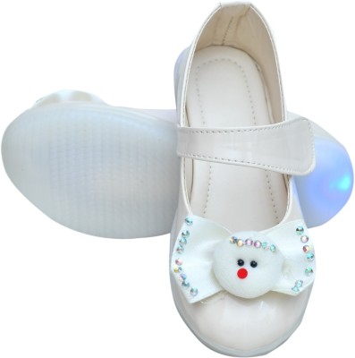 New Collection Girls Slip on Casual Boots(White)