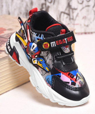 kats Boys Velcro Sneakers(Multicolor, 3-3.5 YEARS)