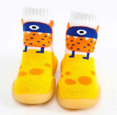 dedicated Boys & Girls Slip on Casual Boots(Yellow, 6-9)