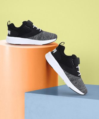 PUMA Boys & Girls Velcro Sneakers(White, 7 - 8 Years)