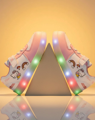 JOSMOS Boys Velcro Sneakers(Green, 3-3.5)