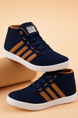 Firstcliq Boys & Girls Lace Running Shoes(Dark Blue, 8.5 to 9 year)