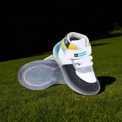KRAFTON Boys & Girls Velcro Running Shoes(Blue, 12-18 Months)
