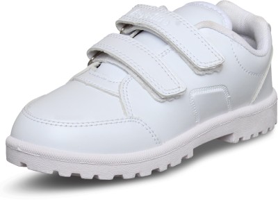 Aqualite Boys Velcro Casual Shoes(White)