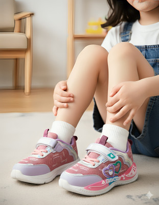 HOOH - Now comfort in fashion Hello Kitty Boys & Girls Velcro Dancing Shoes(Multicolor, 9-12 Months)