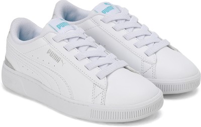 PUMA Vikky v3 Mermaid AC PS Girls Lace Sneakers(White)