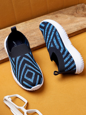 TRASE Boys & Girls Slip on Running Shoes(Blue, 6-7 Years)