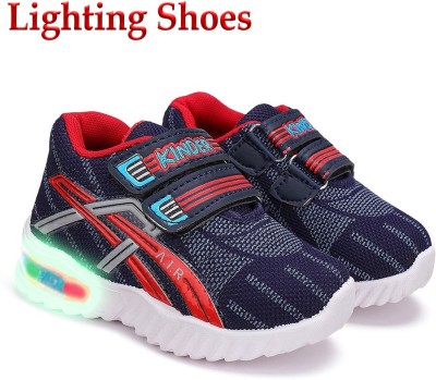 BERSACHE Boys Velcro Sneakers(Multicolor)