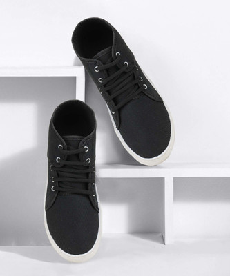 V King Boys Lace Running Shoes(Black, 9.5-10 YEAR)