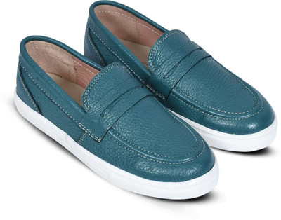 Holly Cardo Boys Drawstring Loafers(Brown)
