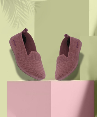 Birde Girls Slip on Walking Shoes(Pink, 4-4.5 YEARS)