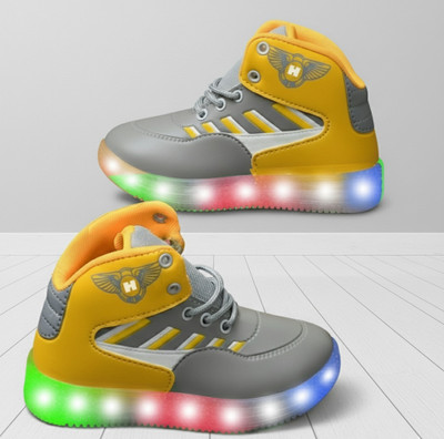 BOOMER CUBS Boys & Girls Velcro Sneakers(Multicolor, 5-5.5 Years)