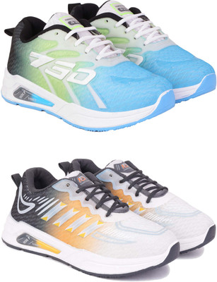 DRACKFOOT Boys Lace Running Shoes(Multicolor, 4.5-5 Years)