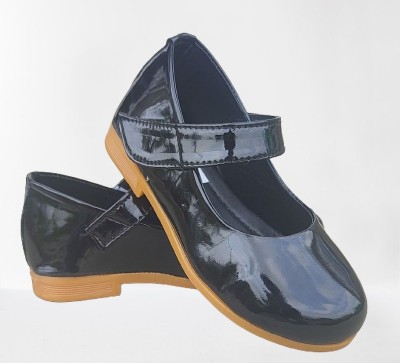 NEWLATESTGOODLOOKING & PERFECTFEELING WITH DEVICE Girls Zip Ballerinas(Black)