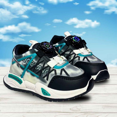 gigahertz Boys & Girls Drawstring Sneakers(Green, 2 - 2.5 years)
