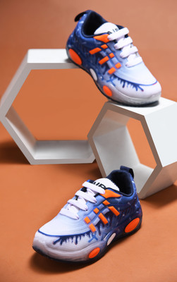 amaezo Boys & Girls Lace Sneakers(Multicolor, 6.5 - 7 Years)
