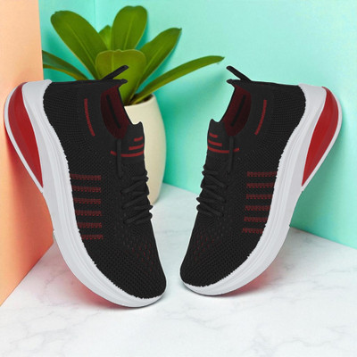 Free Kicks Boys Lace Sneakers(Red, 10.5 - 11 Years)