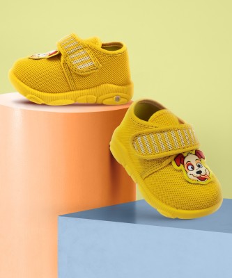 Coolz Boys & Girls Velcro Casual Boots(Yellow)