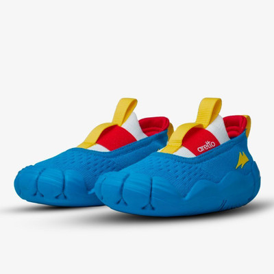 aretto Boys & Girls Slip on Sneakers(Blue, 6-9 Years)