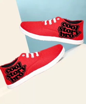 Kzaara Boys Lace Sneakers(Red)