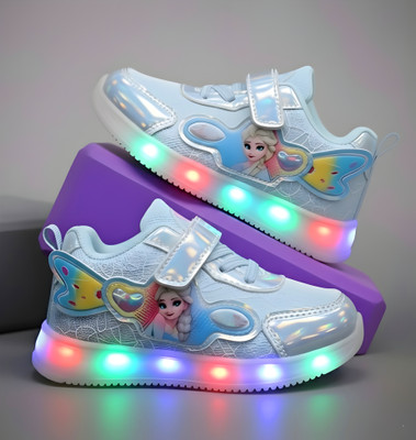 HOOH - Now comfort in fashion Barbie Girls Velcro Dancing Shoes(Multicolor, 2-2.5 Years)