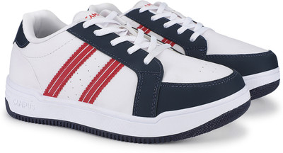 CAMPUS Boys & Girls Lace Sneakers(White, 8 - 9 Years)