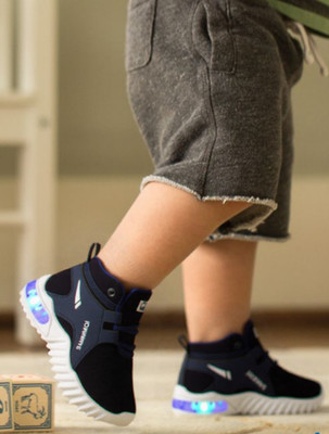 jootiyapa Boys & Girls Lace Sneakers(Blue, 18-24-Months)