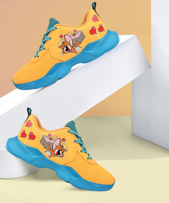 CAMPUS Tom & Jerry Boys Lace Running Shoes(Multicolor, 4 - 5 Years)