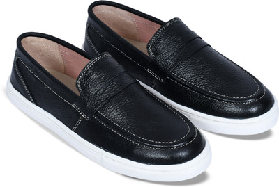 Holly Cardo Boys Drawstring Loafers(Black)