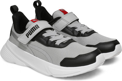 PUMA Boys & Girls Lace Sneakers(Grey, 9 - 10 Years)